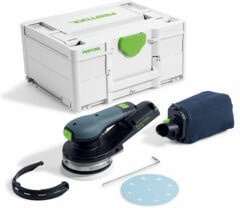 Festool Akku-Exzenterschleifer ETSC 2 125-Basic in Grau mit 18V und Ø 125 mm - Bild 1