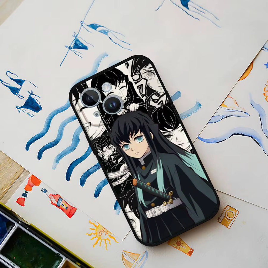 M-Muichiro Tokito Handyhülle für iPhone Modelle, Matte Weiche Silikon-Schutzhülle, Mehrfarbig - Bild 5