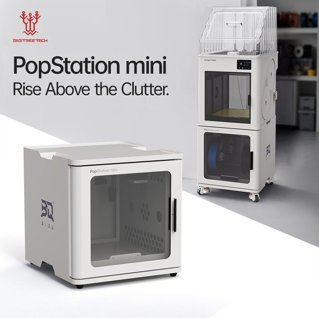 BIGTREETECH PopStation Mini Filament-Trockenlagerschrank für FDM-Drucker, Feuchtigkeitsschutz in Weiß - Bild 1