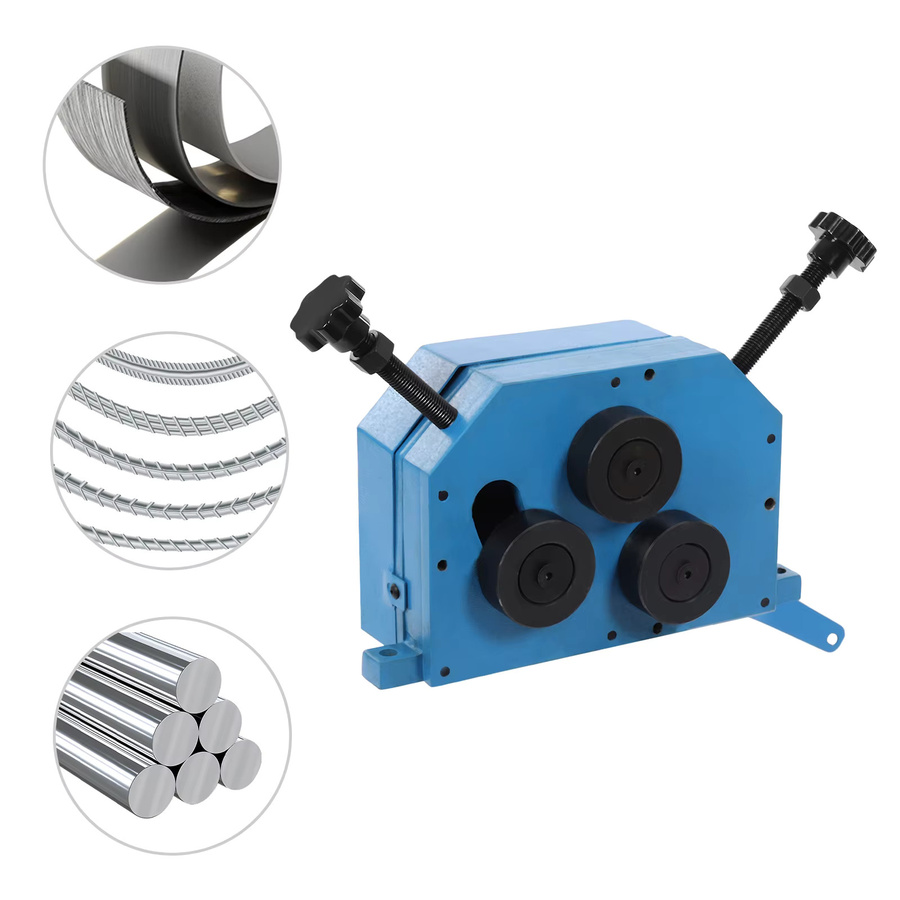 Bymaocar Rundbiegemaschine Metallrollbiegemaschine in Blau für die 360 Grad Metallbearbeitung - Bild 4