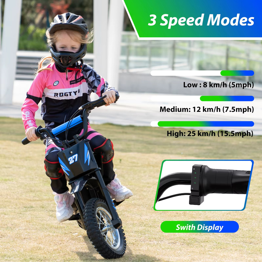 RCB KIDS R9X Elektrisches Kinder-Motorrad, Fahrzeug, ab 3 Jahre - Bild 6