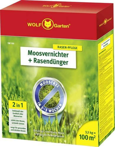 WOLF-Garten Moosvernichter und Rasendünger SW 100 Set in Mehrfarben - Bild 1