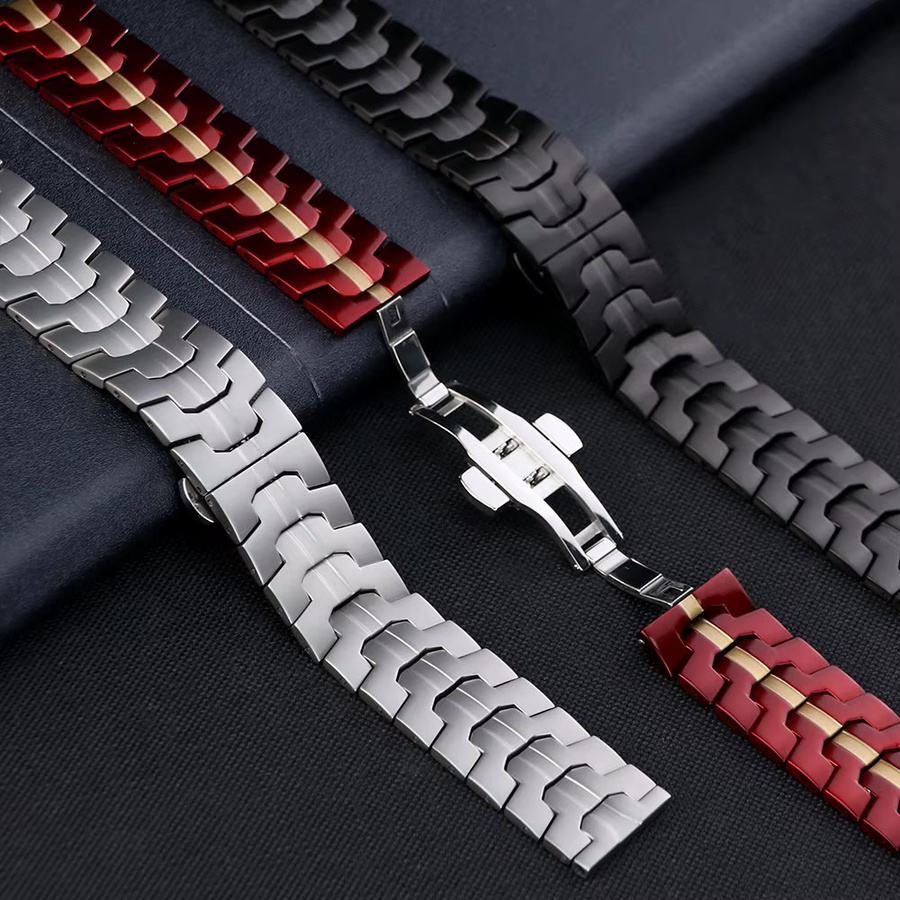 KOSPET Uhrenarmband Edelstahl, 22 mm, Silber, Unisex - Bild 5