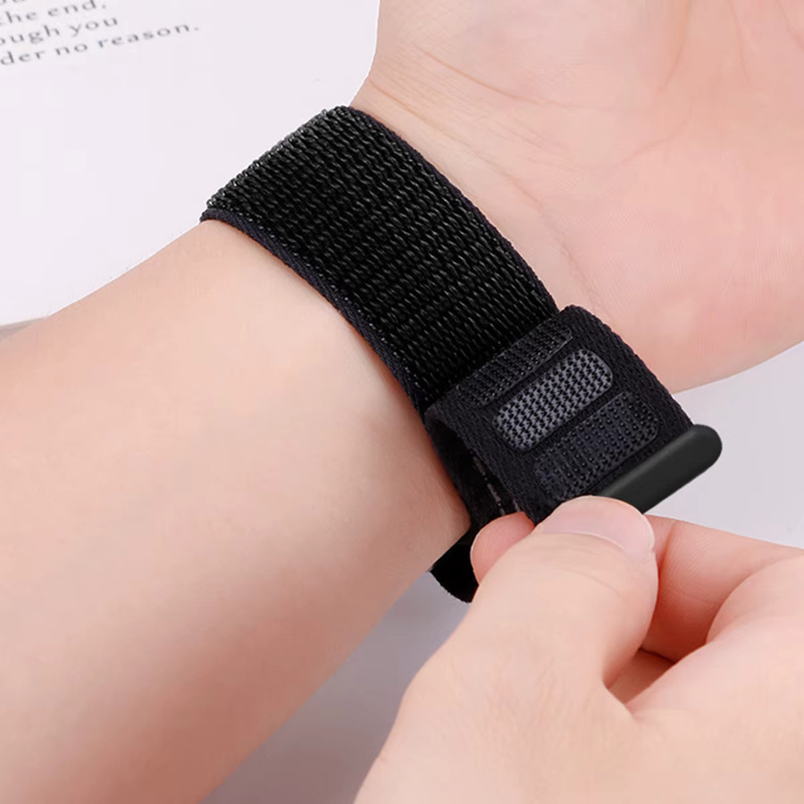 OAKCHARM Uhrenarmband Nylon, Schwarz, Unisex - Bild 5