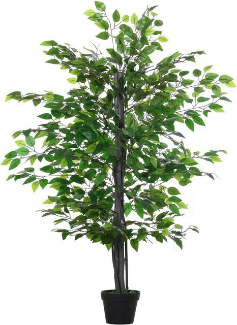 Outsunny Künstlicher Baum in Grün B/T/H: 20 x 20 x 145 cm - Bild 1