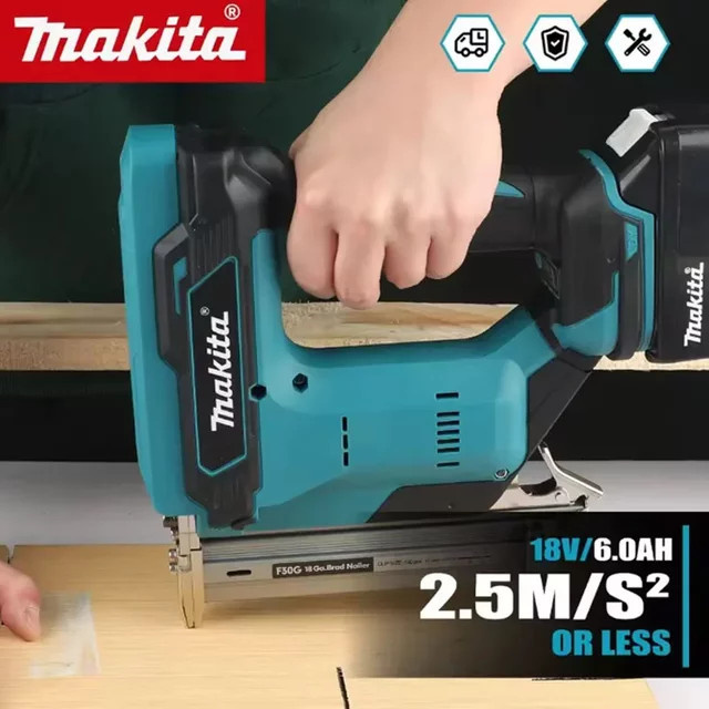 Makita Akku-Nagelpistole DFN350 kabelloser Brad-Nagler für Nägel von 10 bis 30 mm - Bild 1