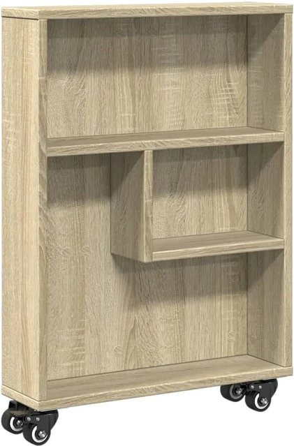 vidaXL Schmaler Aufbewahrungswagen Sonoma-Eiche B/T/H: 48 x 13 x 68 cm - Bild 1