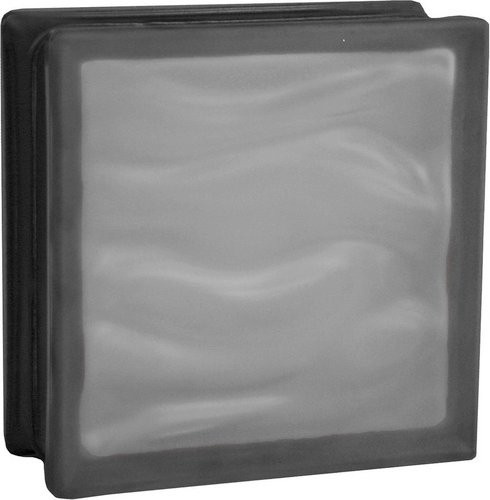 Fuchs Design Glasbaustein in Schwarz mit abstraktem Muster, B/H: 19,0 x 19,0 cm - Bild 1