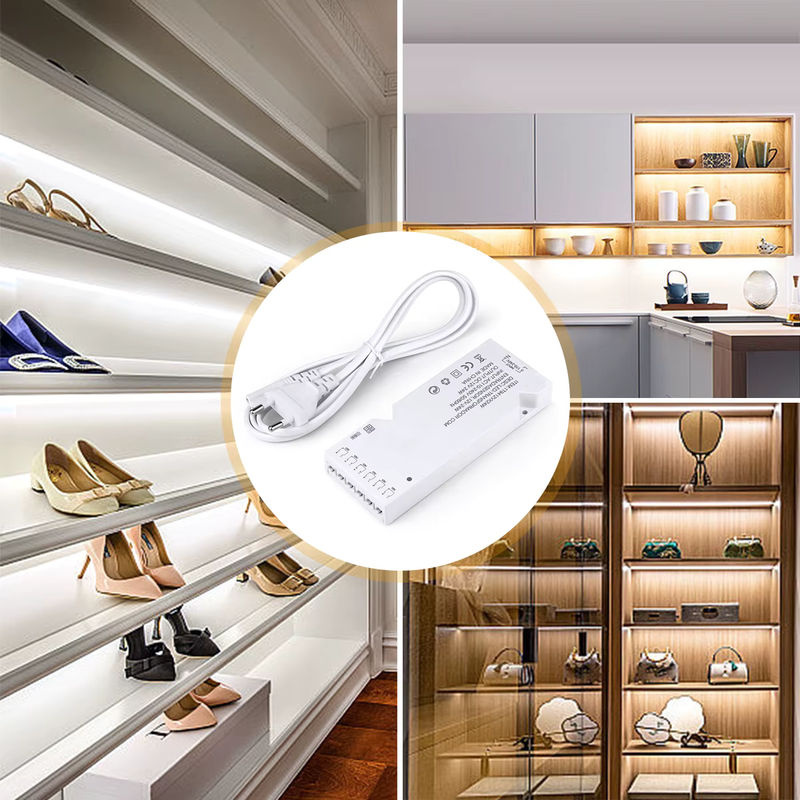 MALITAI LED Netzteil 12V DC Transformator mit Dupont Port für LED Streifen und Schrankbeleuchtung, Weiß - Bild 2