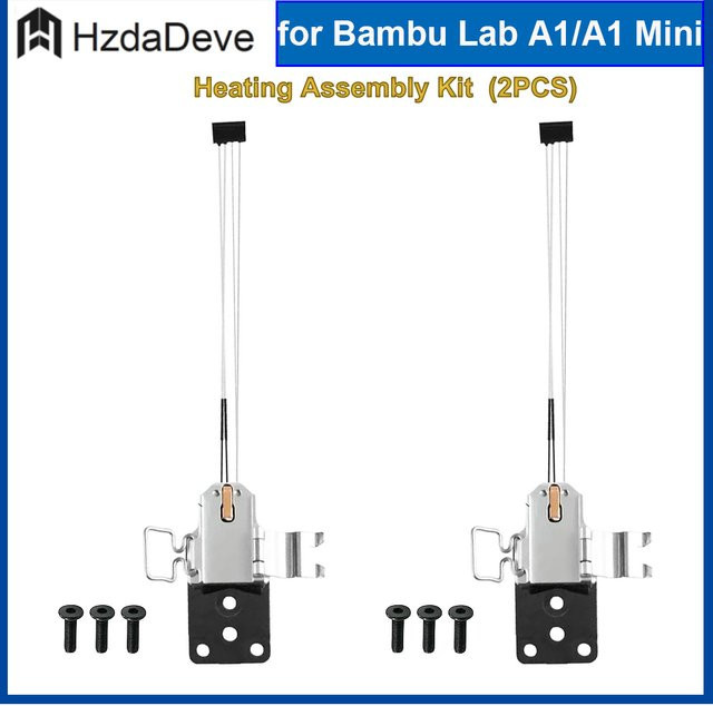 HzdaDeve Heizbauteil-Set für A1 Mini und A1 Hot-End mit Heizpatrone und Thermistor-Temperatursensor - Bild 1