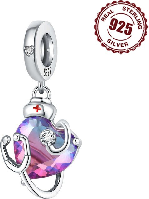 Anhänger Herz, 925 Silber, Perle, Damen - Bild 1