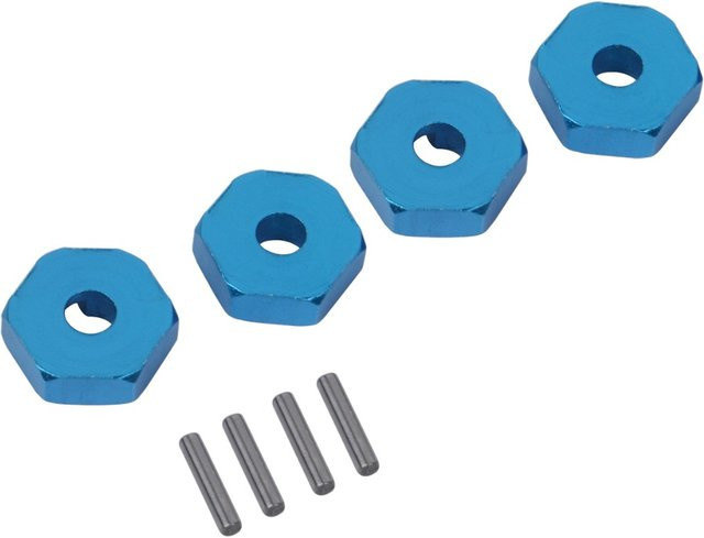 HobbyCorki RC 12mm Radnabenadapter 4mm, Zubehör, Metall - Bild 1