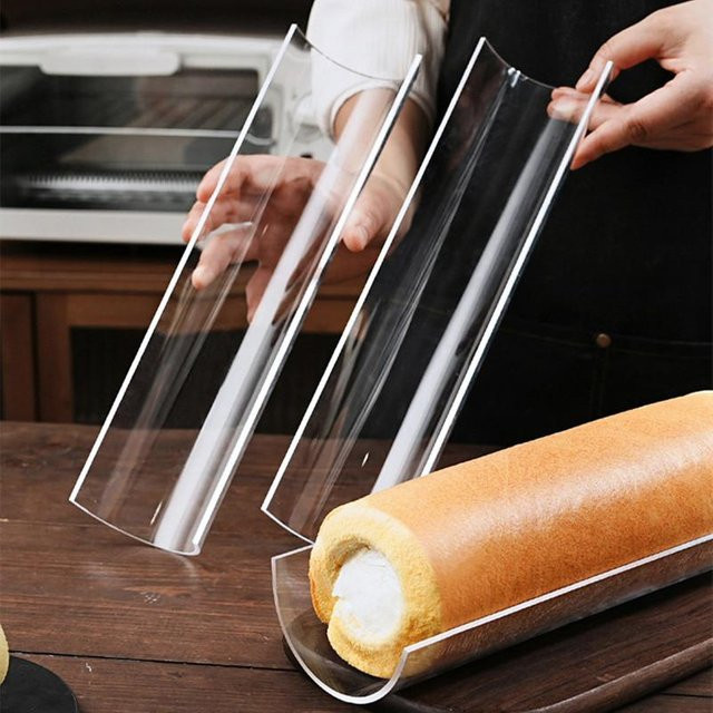 Mango Event U-förmiger Kuchenrollen Halter aus Acryl in Grau, transparent, B/T/H: 30 x 8 x 4,5 cm - Bild 1