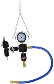 KS Tools Kühlsystem-Vakuum-Fülleinheit in Blau mit Manometer bis 76 cm - Bild 1