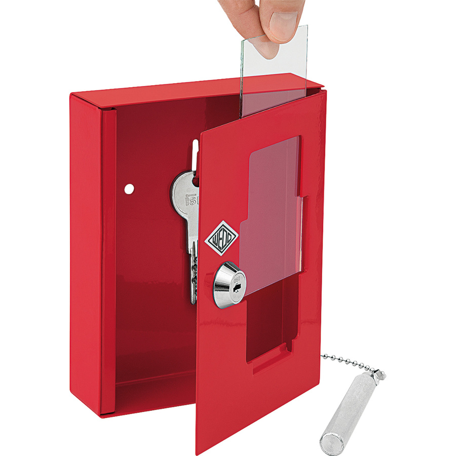 WEDO Schlüsselschrank aus Stahl in Rot - Bild 2