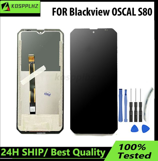 Blackview LCD-Display-Touchscreen Ersatz für Scal S80 und S80 Pro in Schwarz - Bild 1