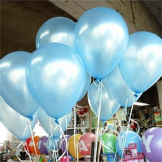 10 Stück rote Herz-Latex-Luftballons von Vichandar für Geburtstag und Hochzeit - Bild 1
