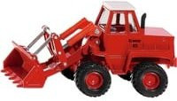 SIKU Modell Kramer 411 Radlader Baufahrzeug in Rot im Maßstab 1:50 - Bild 1