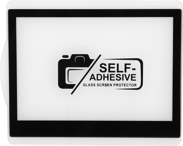 Gehärtete Schutzfolie für den LCD-Bildschirm der Canon EOS R5 in Weiß und Transparent - Bild 1