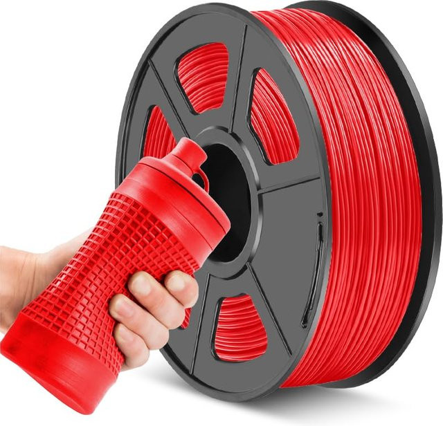 MANLANG TPU-Filament 1,75 mm rot, flexibles FDM 3D-Drucker-Filament mit 250 g - Bild 1