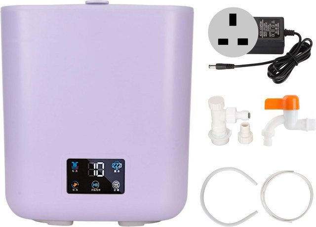 Tragbare automatische Waschmaschine von aimo mit 7L Fassungsvermögen, Toplader in Violett - Bild 1