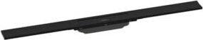 Hansgrohe RainDrain Flex Duschrinne als Fertigset in Schwarz Matt, Breite: 80 cm - Bild 1