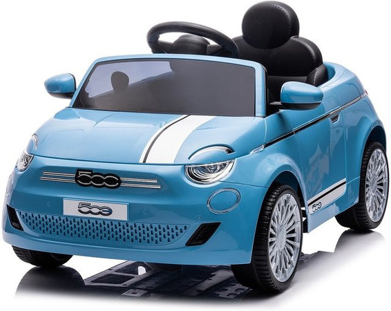 Chipolino Fiat 500 Elektroauto mit Fernbedienung hellblau