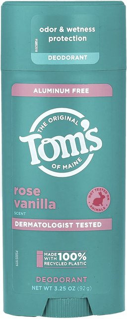 Tom'S Of Maine Deodorant Rose Vanilla, 92 g, Aluminum Free - Bild 1