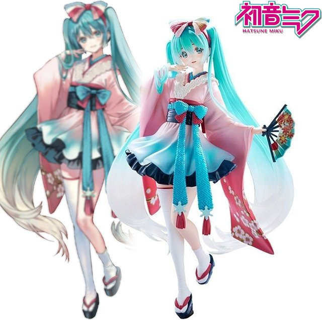 Bandai Hatsune Miku Kimono Figur, 20cm, Kunststoff, Bunt / Mehrfarbig - Bild 1