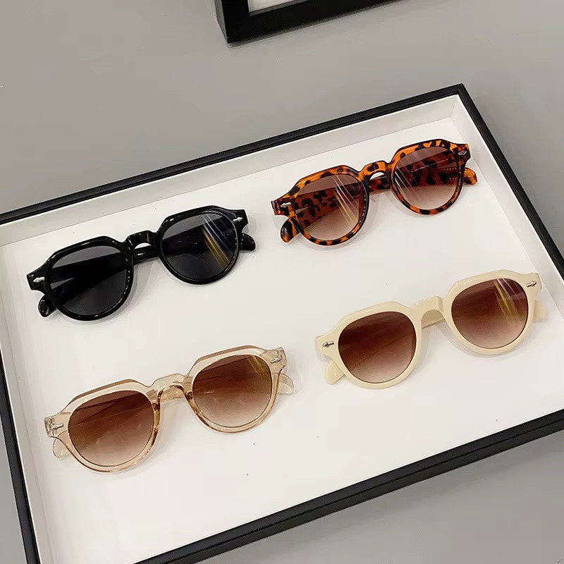Samjune Sonnenbrille Runde, Vollrand, Kunststoff, Herren - Bild 1