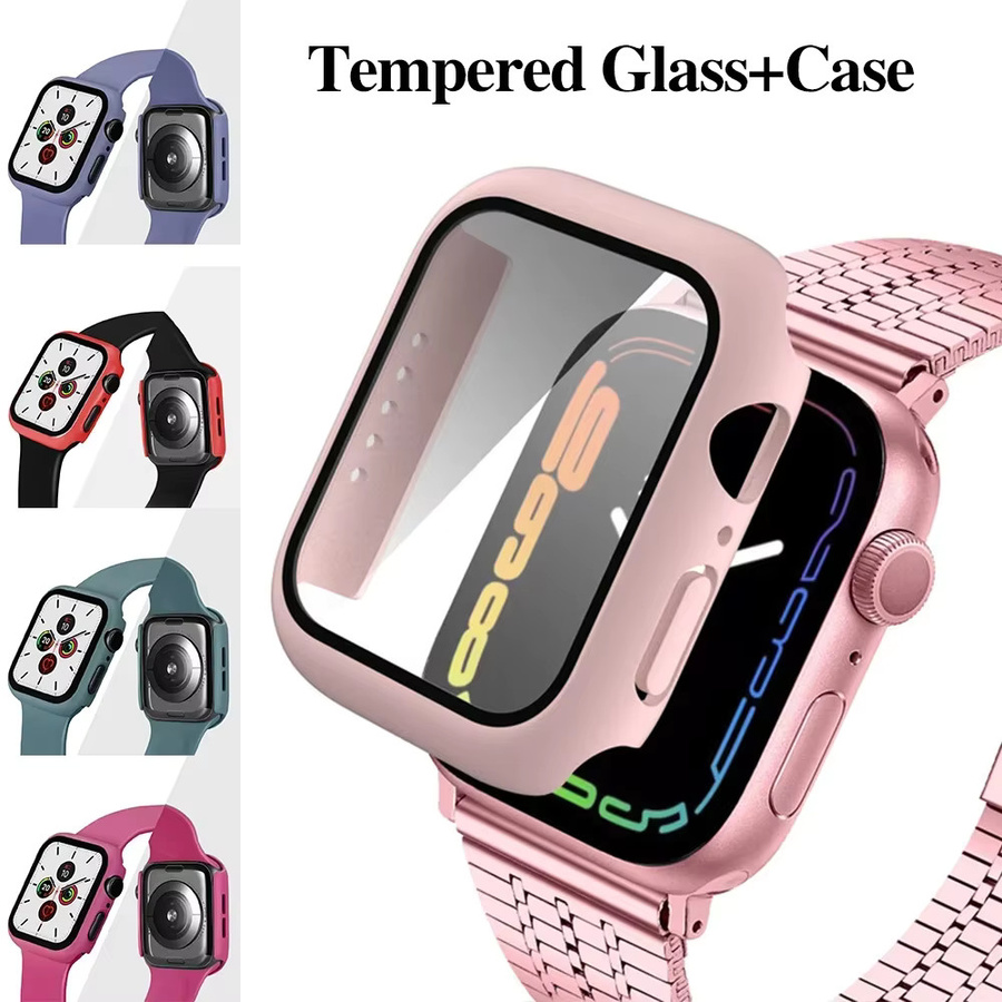Apple Uhrenzubehör, Hülle und gehärtetes Glas, Edelstahl, Roségold, Unisex - Bild 3