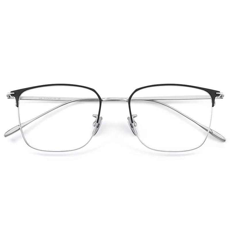 MUXIFAN Lesebrille Vollrand, Titan, Retro, Männer, Blaulichtfilter - Bild 2