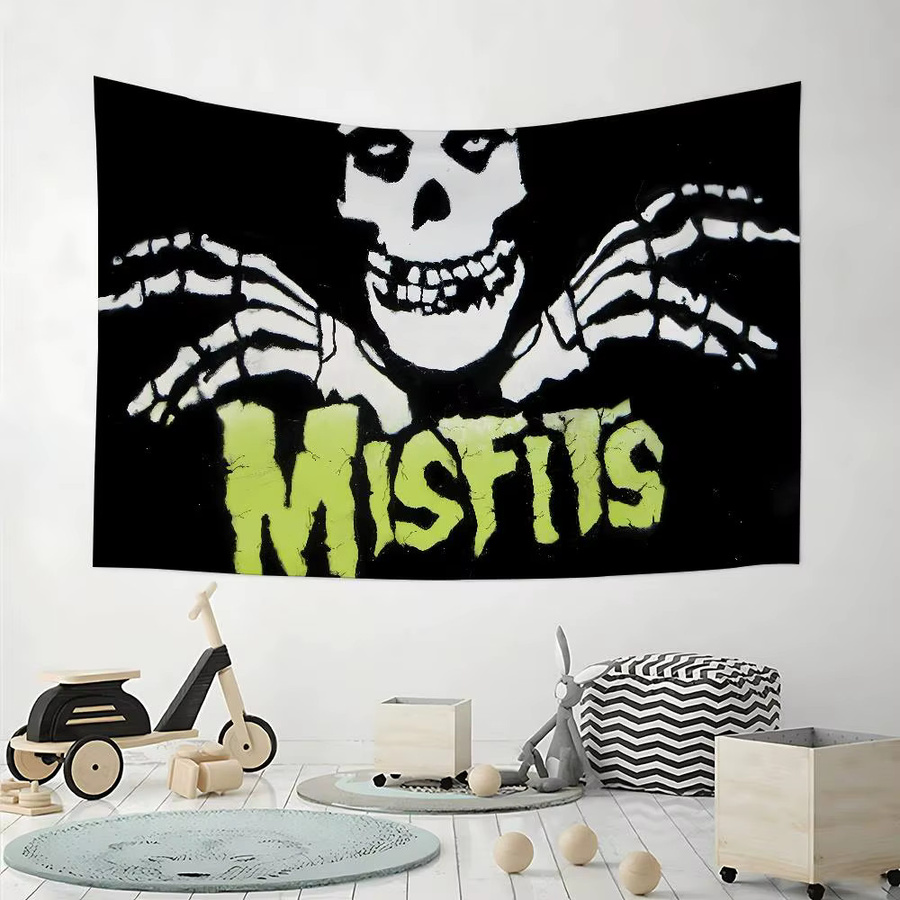 Darling Misfits Wandteppich als dekoratives Banner für Kinderzimmer und Halloween-Hintergründe, B/H: 70 x 50 cm - Bild 3