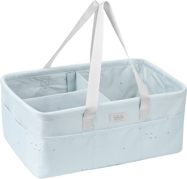 Kikkaboo Wickeltasche als faltbarer Windelorganizer mit abnehmbarer Trennwand und Griffen in Hellblau - Bild 1