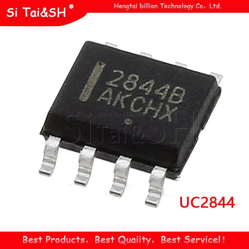 Si Tai&SH UC2844 UC2844B SOP-8 ICs in Schwarz, 10er Packung - Bild 2