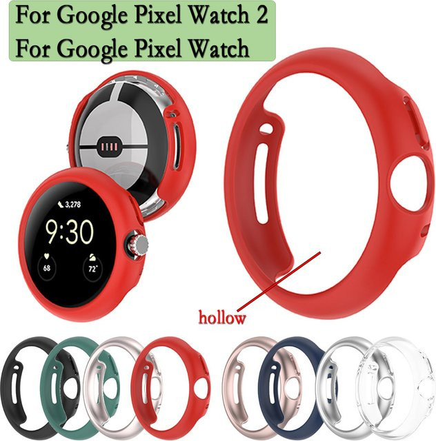 Google Schutzhülle für Google Pixel Watch 2, Kunststoff, Schwarz - Bild 1