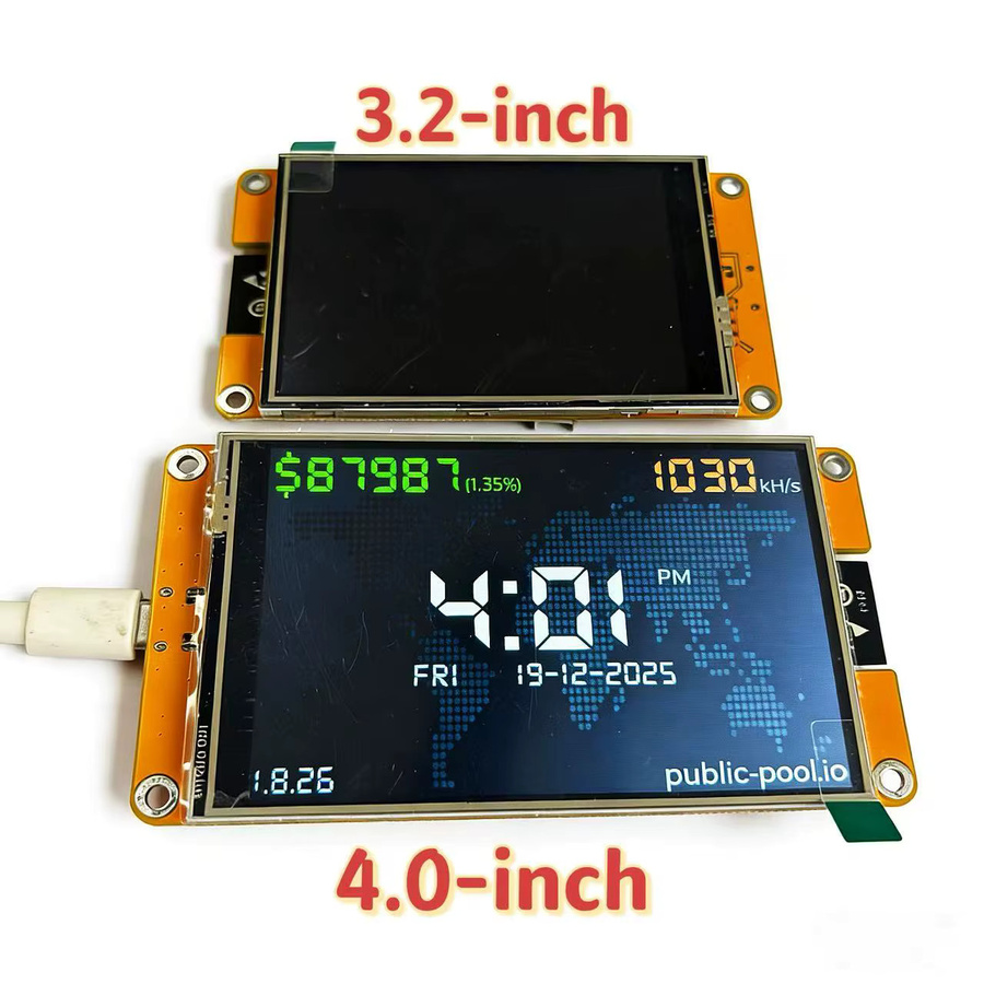 Heltec Automation NerdMiner V2 Lucky Miner ESP32 mit 3,2 Zoll Smart Display für Bitcoin Solo Lottery 960KH/s - Bild 4