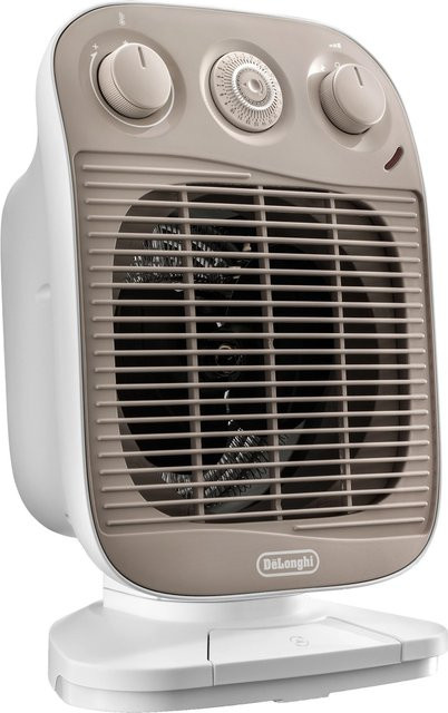 DeLonghi Fan Heater HFS50F24 Schnellheizer in Weiß mit 900W bis 2400W, Thermostat, Timer und Frostschutz - Bild 1