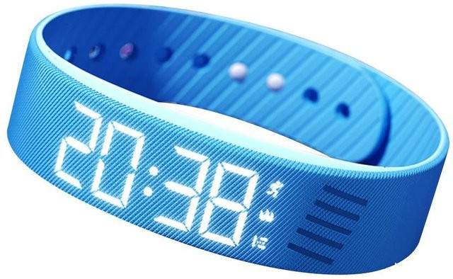Tianongha Digitaluhr, Silikon, blau, adult - Bild 1