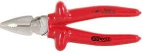 KS Tools CLASSIC 1000V Kraft-Kombinationszange aus Stahl in Rot, Länge: 205 mm - Bild 1