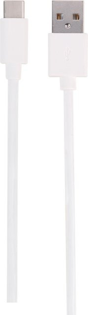 Vivanco USB Type-C Daten- und Ladekabel USB-A auf USB-C in Weiß, 0,15 m - Bild 1
