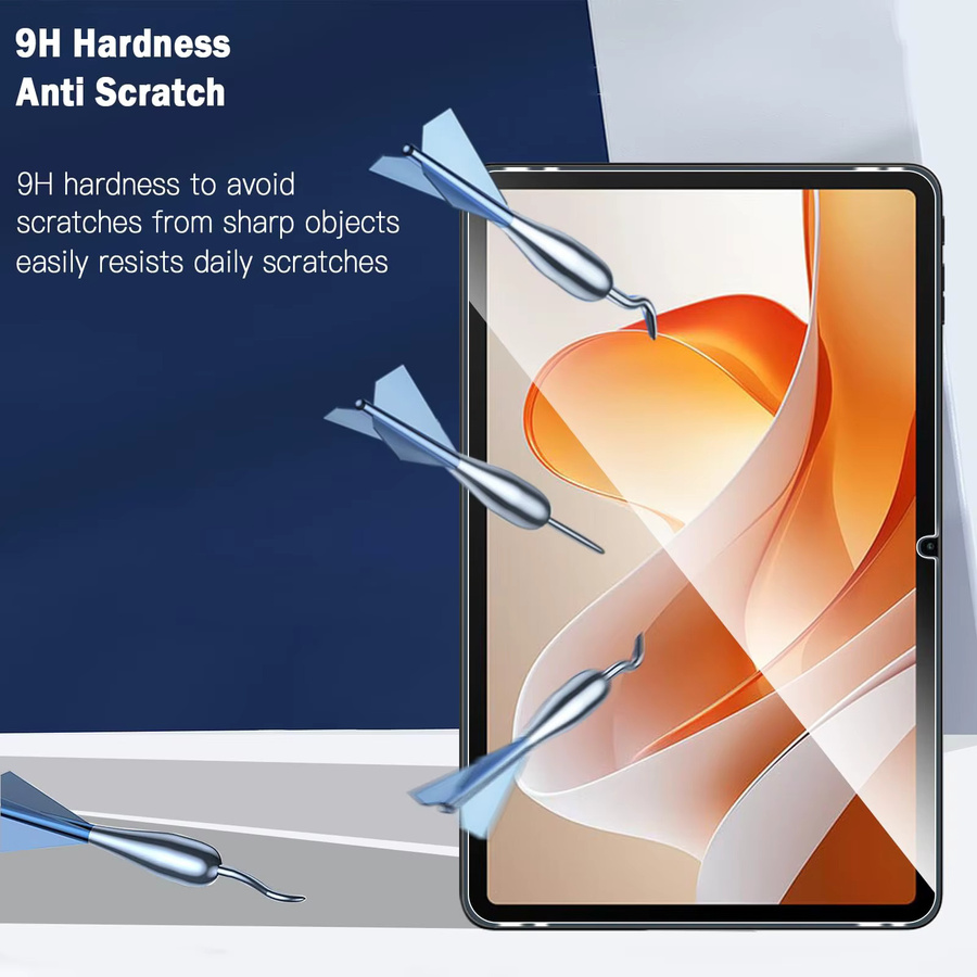 Blackview Mega 2 WiFi / Mega 2 (12 Zoll) Displayschutzfolie aus gehärtetem Glas, transparent, HD Anti-Fingerabdruck und blasenfrei - Bild 2