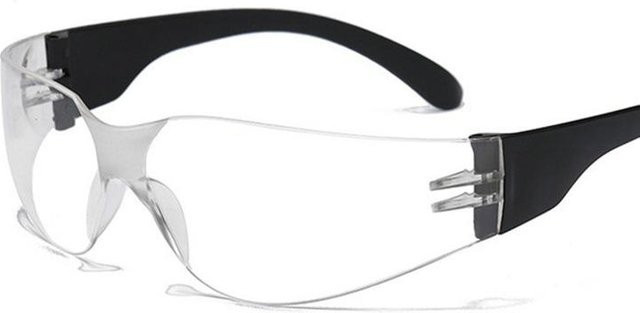 Yiran Health & Beauty Sportsonnenbrille Aviator, randlos, Kunststoff, Unisex, black - Bild 1