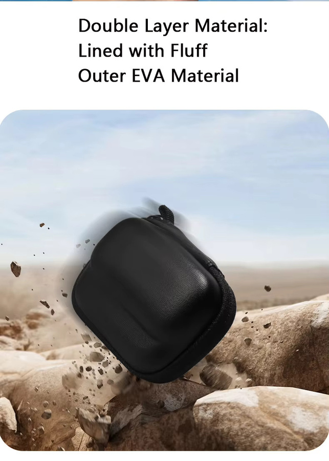 Insta360 Tragbare und wasserdichte Reise-Tasche für Insta360 GO3 Mini und Insta360 GO Ultra Kameras, Schwarz - Bild 5