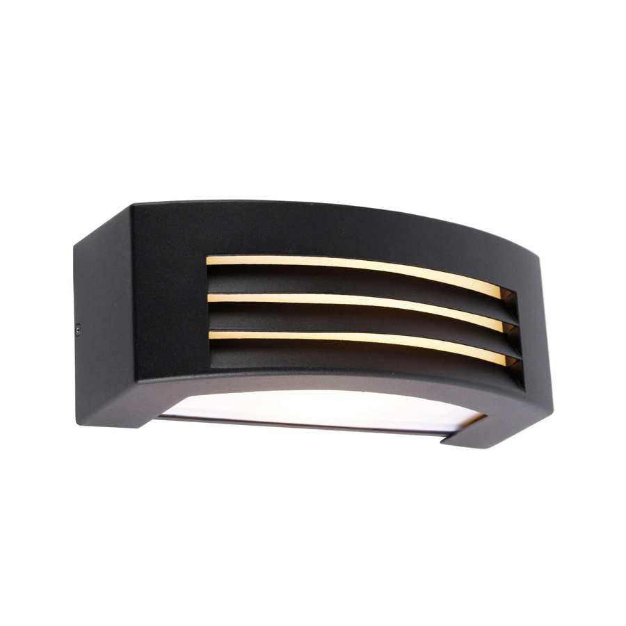 QAZQA Moderne Außenwandleuchte Hurricane 1 in Schwarz, IP44 Up-Down Wandlampe aus Edelstahl und Kunststoff mit E27 Fassung für Garten und Außenbereich - Bild 2