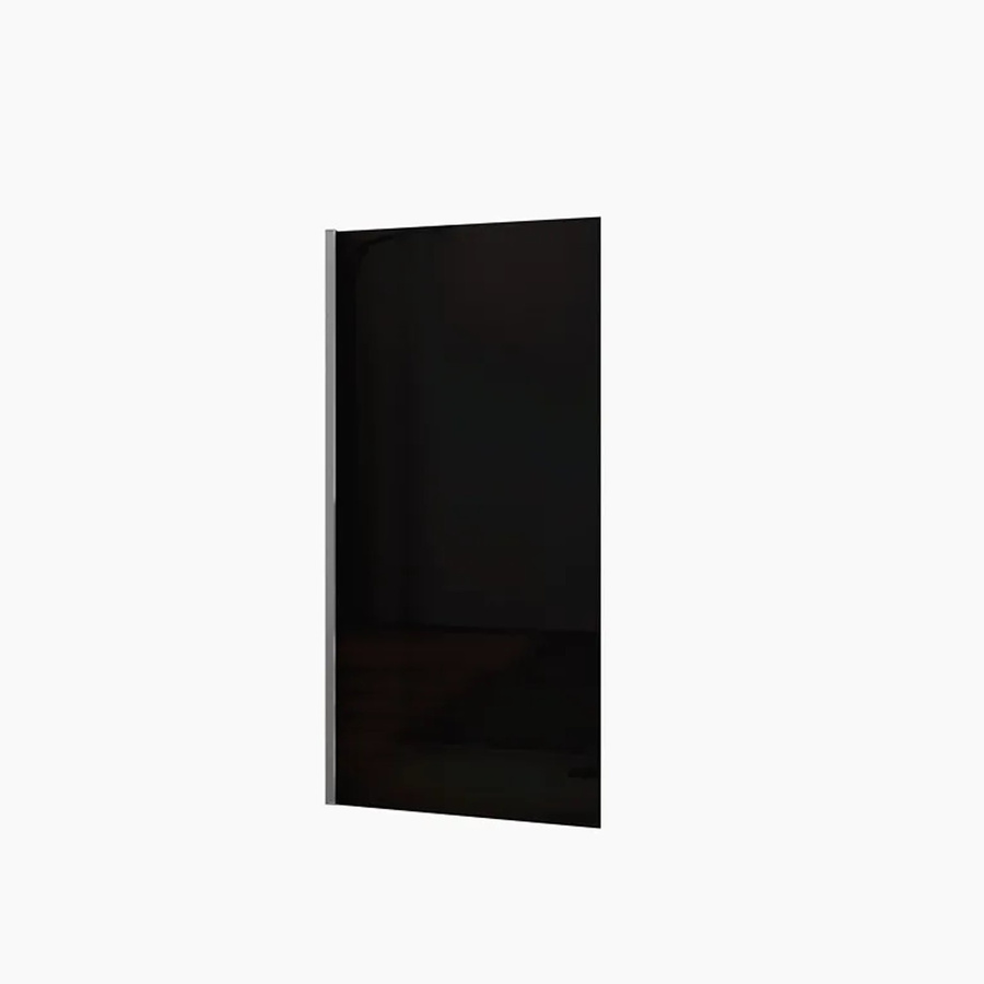 Duschparadies Walk-in Duschwand aus Rauchglas mit Nano-Beschichtung, B/H: 100 x 200 cm, 8mm Glas, verchromt - Bild 2