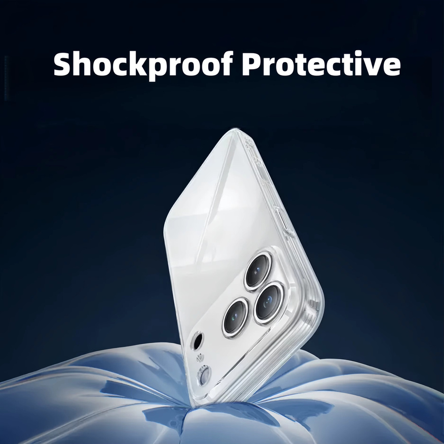 Stoßfeste und transparente TPU-Handyhülle für iPhone 17 Pro Max, 17 Pro, 17, Air sowie iPhone 16 Pro Max und 16 - Bild 4