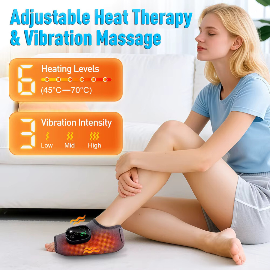 PASTSKY Elektrisches Heiz-Fußmassagegerät mit 3 Vibrationsstufen, 6 Heizstufen - Bild 3