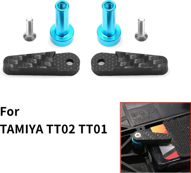 TAMIYA Schnellverschluss-Batteriehalterung für 1/10 RC Auto, Zubehör - Bild 1