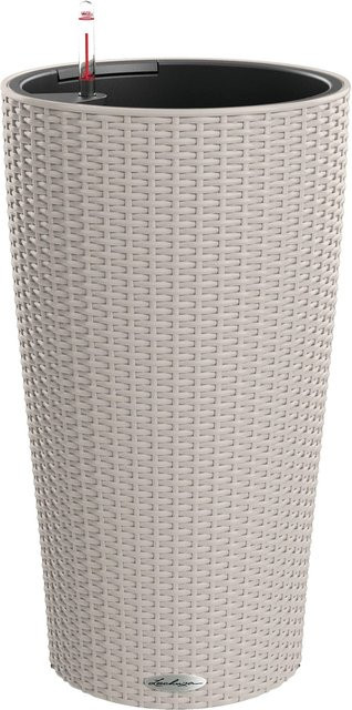 Lechuza Pflanzsäule Cilindro Cottage Sandbraun Durchmesser: 23 cm mit Erdbewässerungssystem - Bild 1